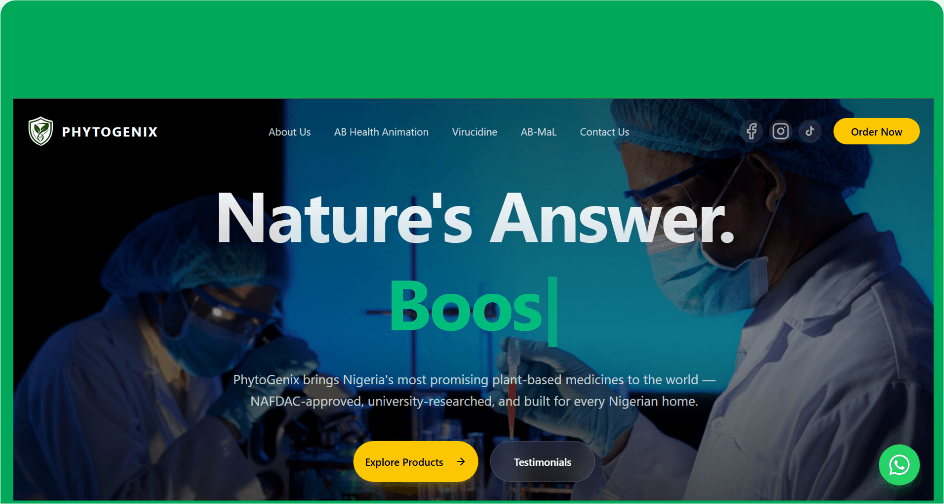 Phytogenix screenshot